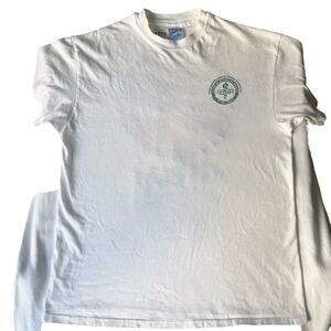 Hanes Men’s Short Sleeve T-shirt size L, White, Asian American Medical Student